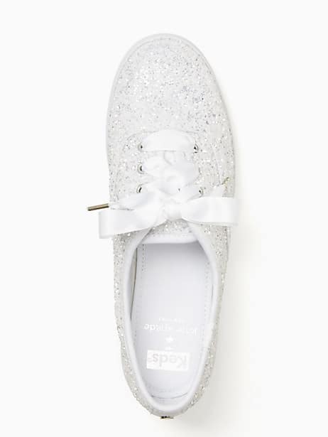 white sparkle sneakers