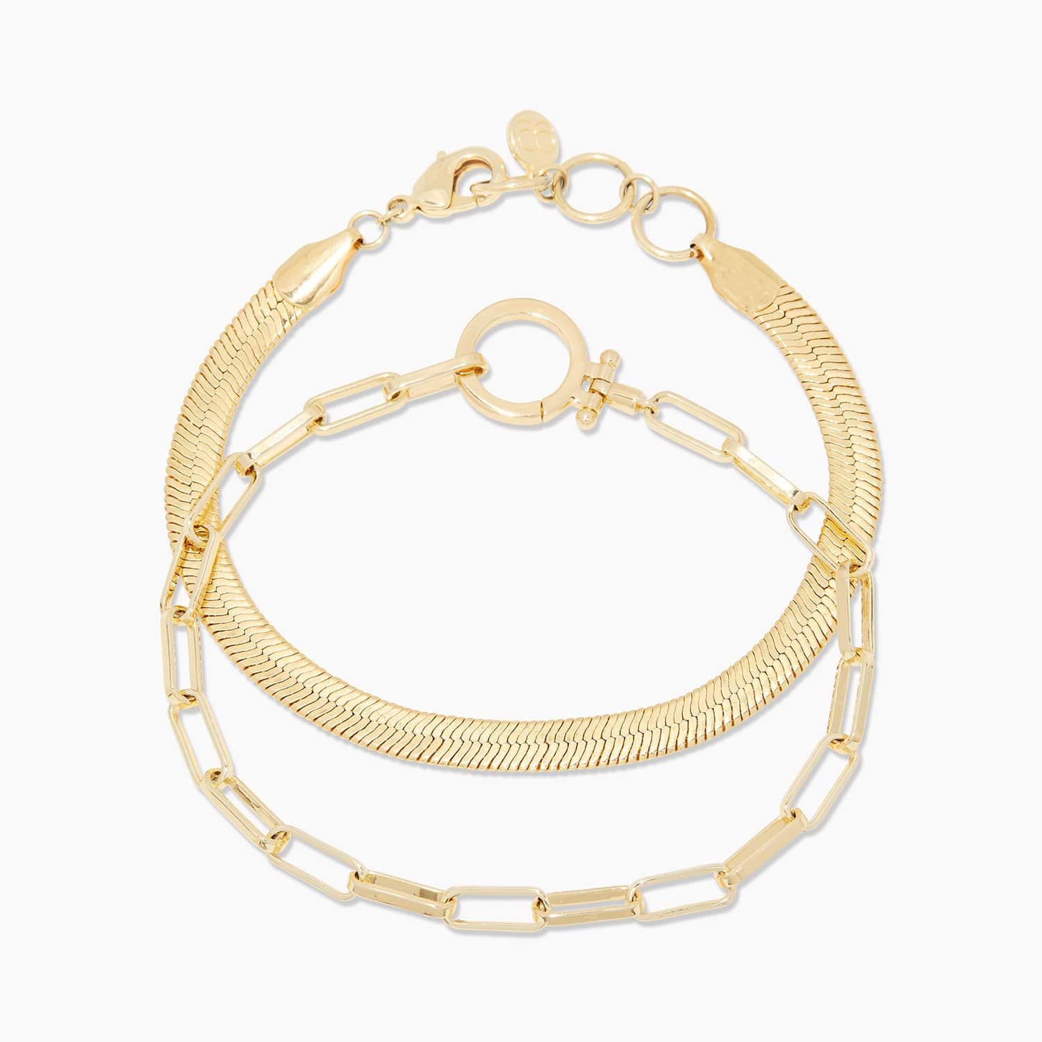 ゴールドブレスレットセット