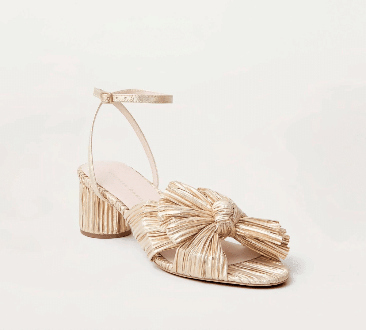 gold wedding shoes