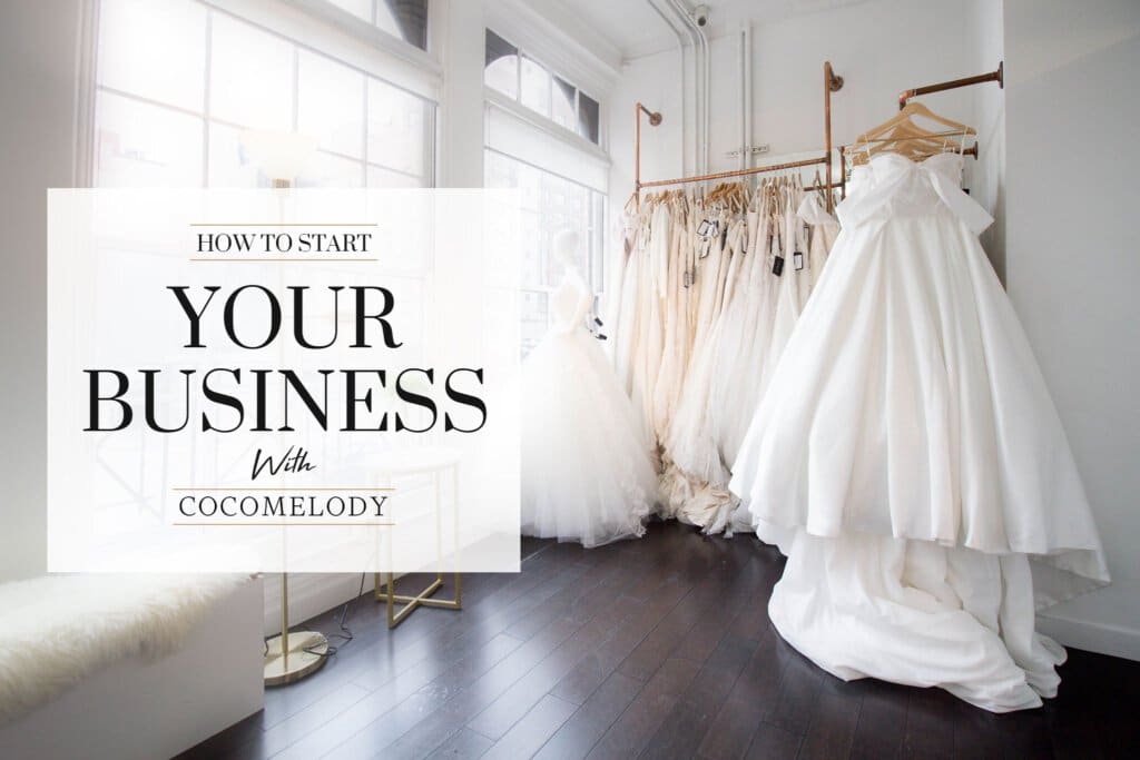 open a bridal shop with cocomelody