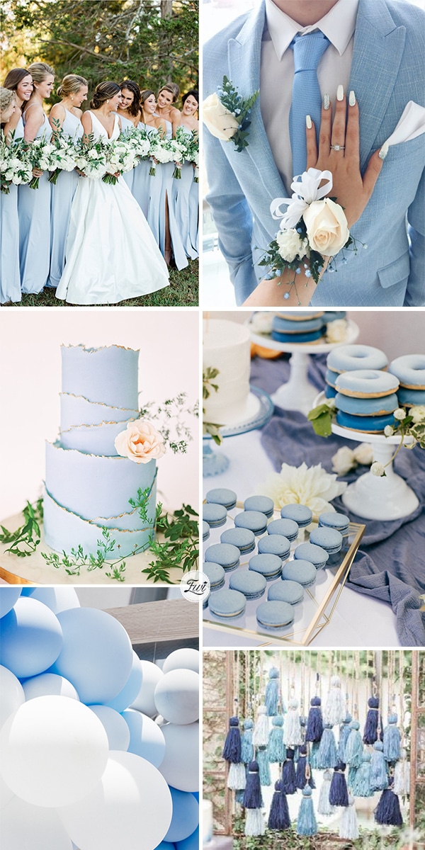 cute light blue wedding ideas