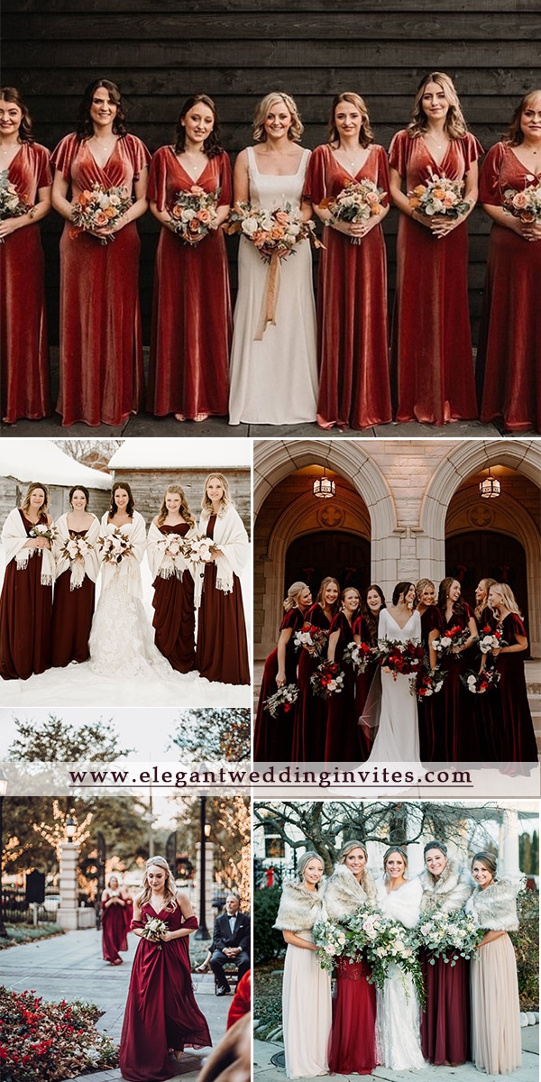 chic wedding dresses in red huge for your christmas inspiration