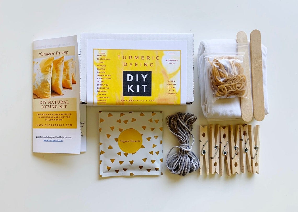 turmeric dyeing kit