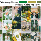 Top 6 Shades of Green Wedding Color Ideas for 2022 Trend