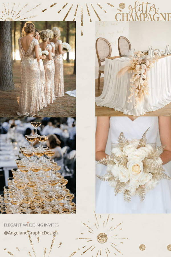 romantic champagne color tone for your inspiration